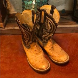 Anderson Bean, full quill ostrich boots